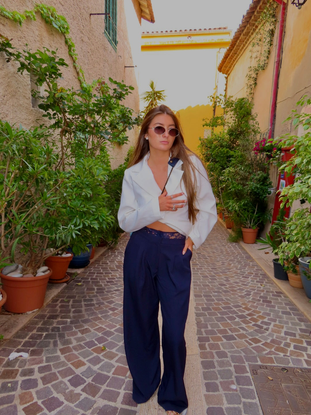 Pantalon « Lavande » bleu
