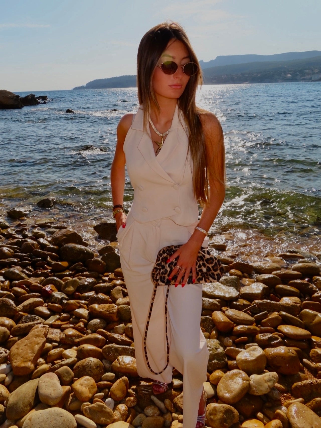 Ensemble « Tulipe » beige