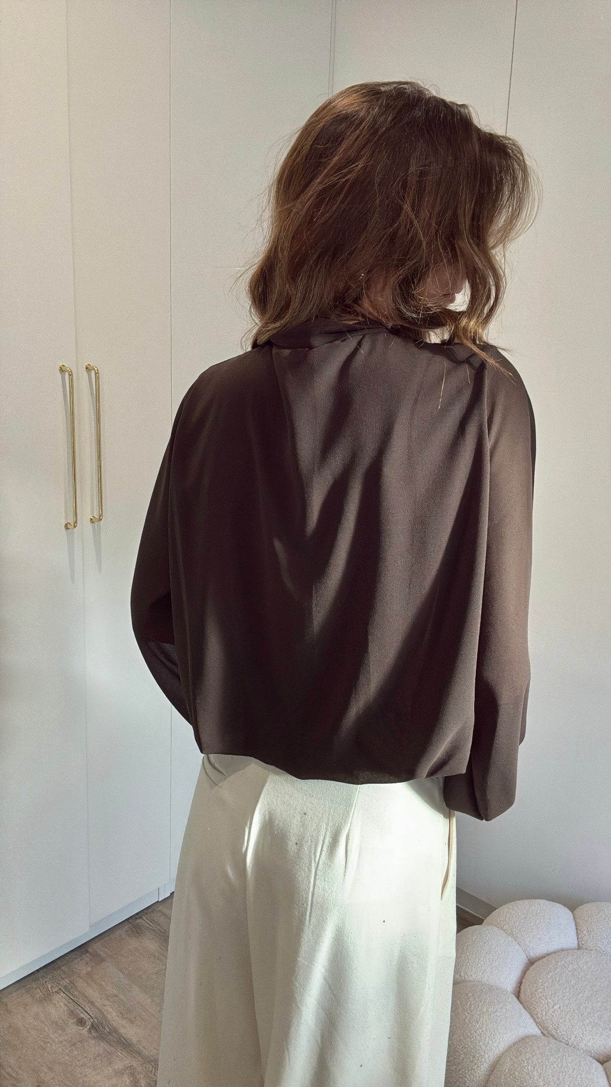 BLOUSE avec bras transparent