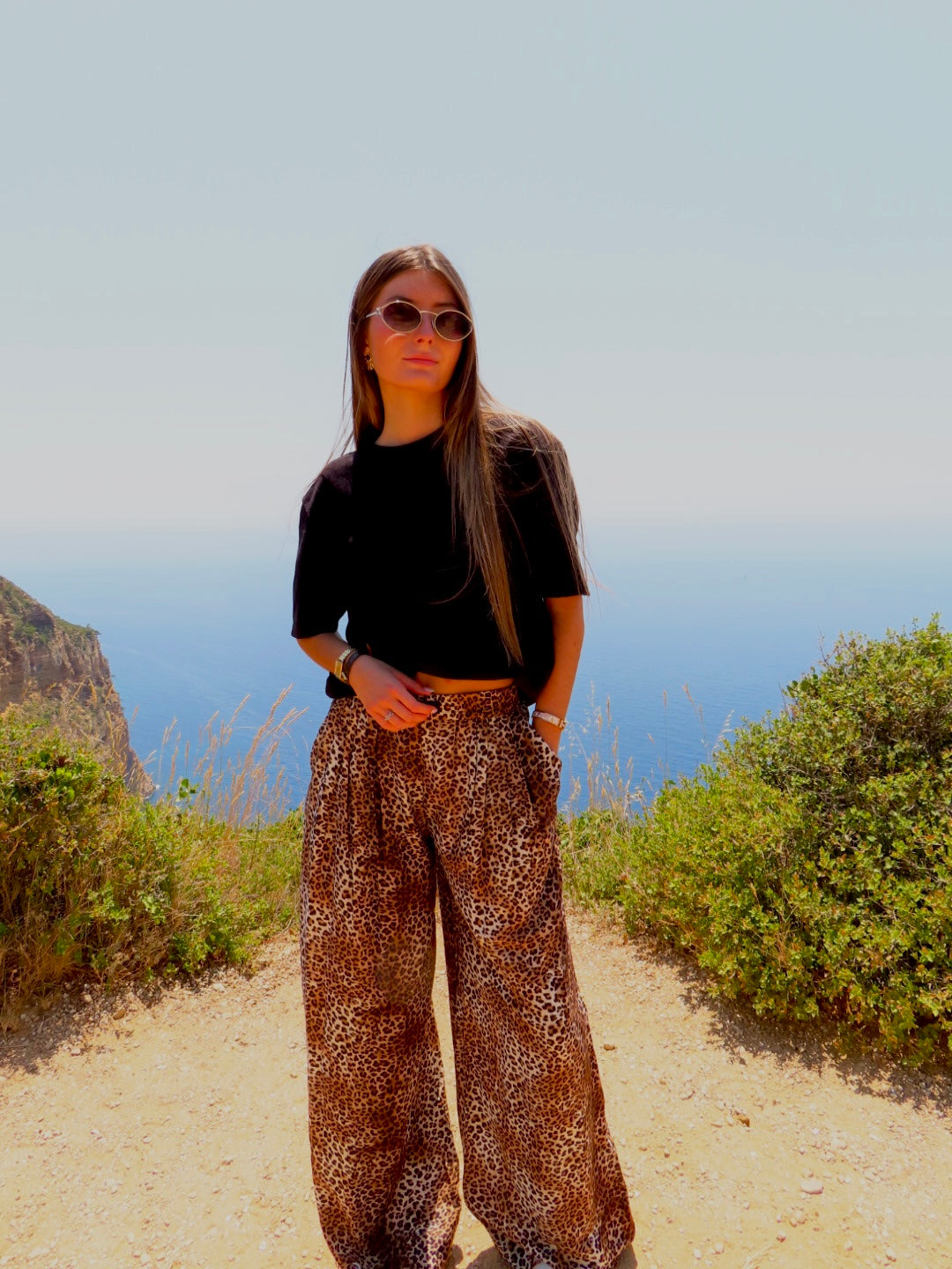Pantalon léopard