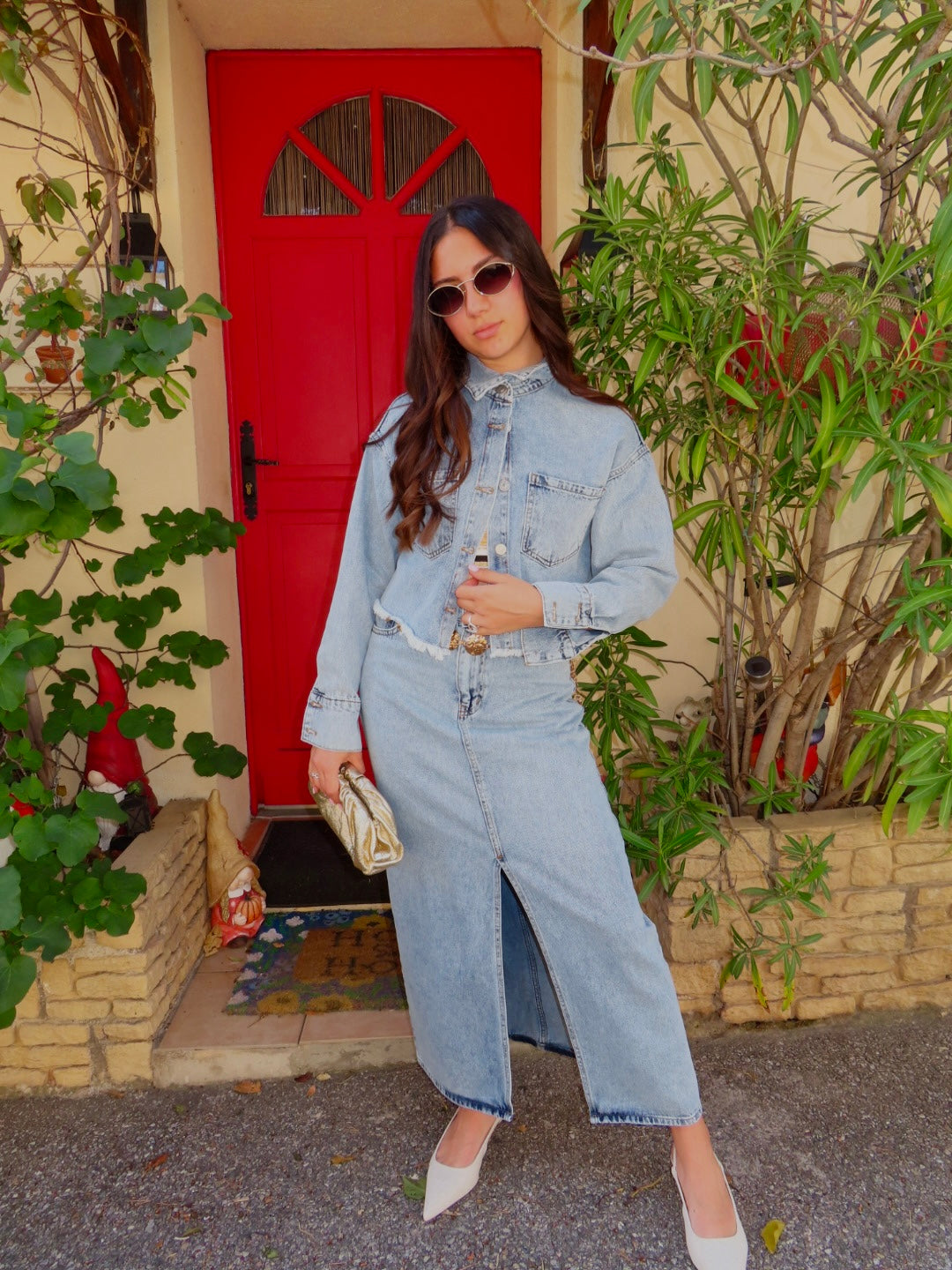 Ensemble « bleuet » jean