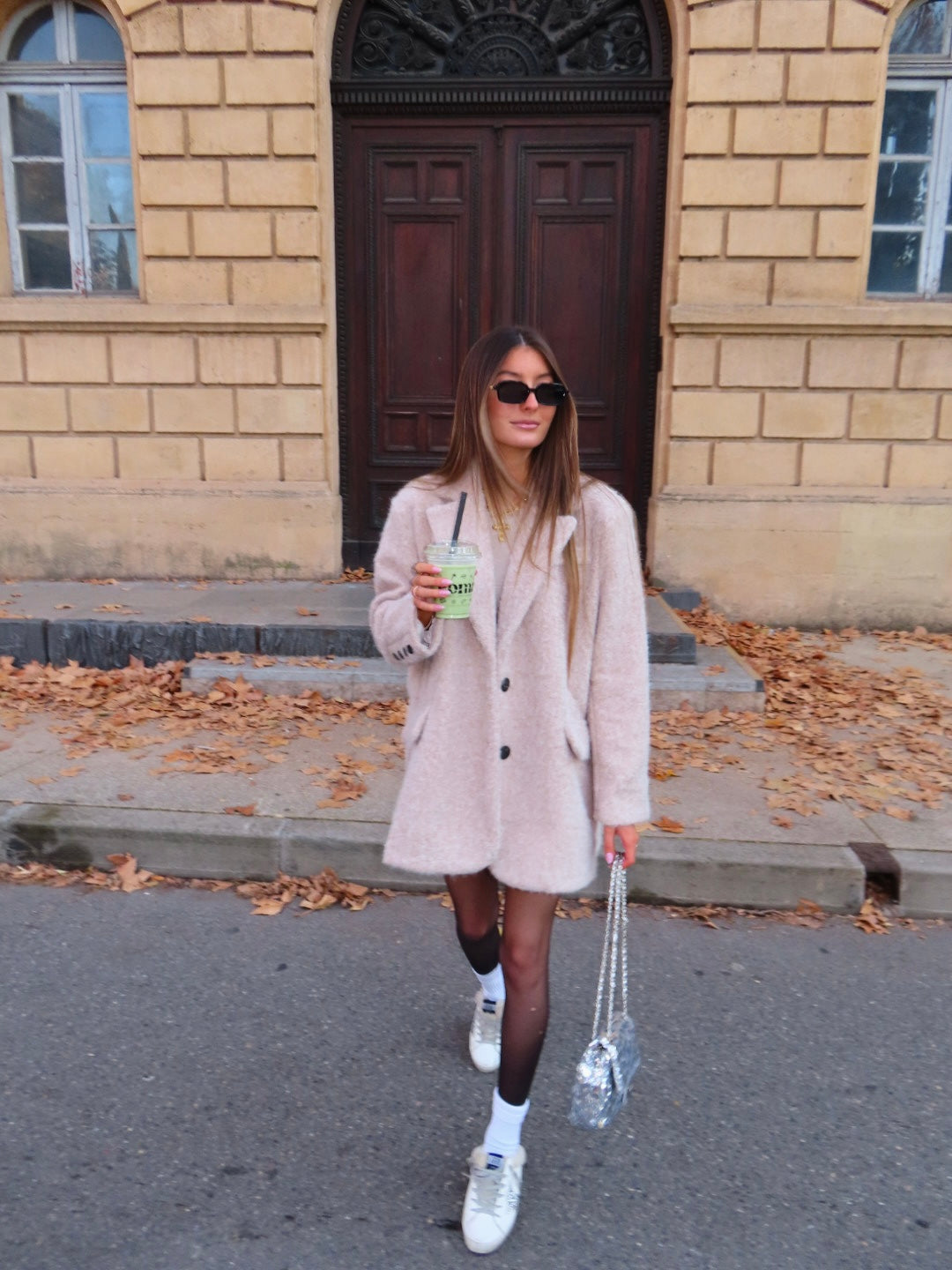 Blazer laine bouclés