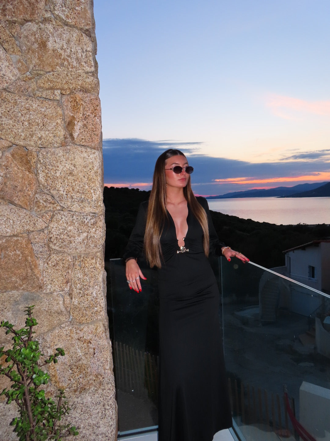 Robe « Dahlia » noir