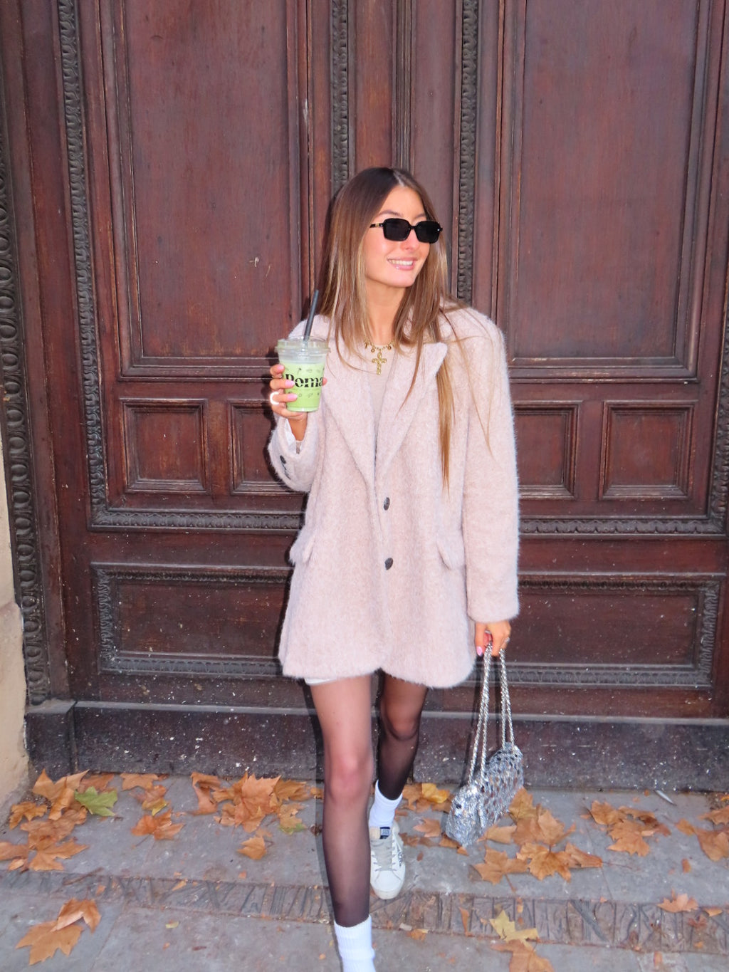 Blazer laine bouclés