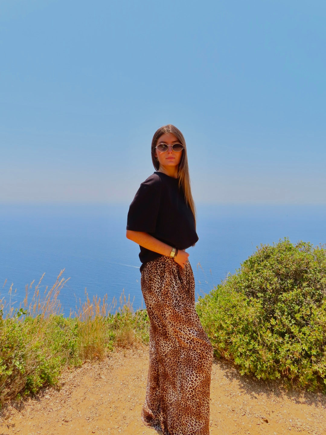 Pantalon léopard