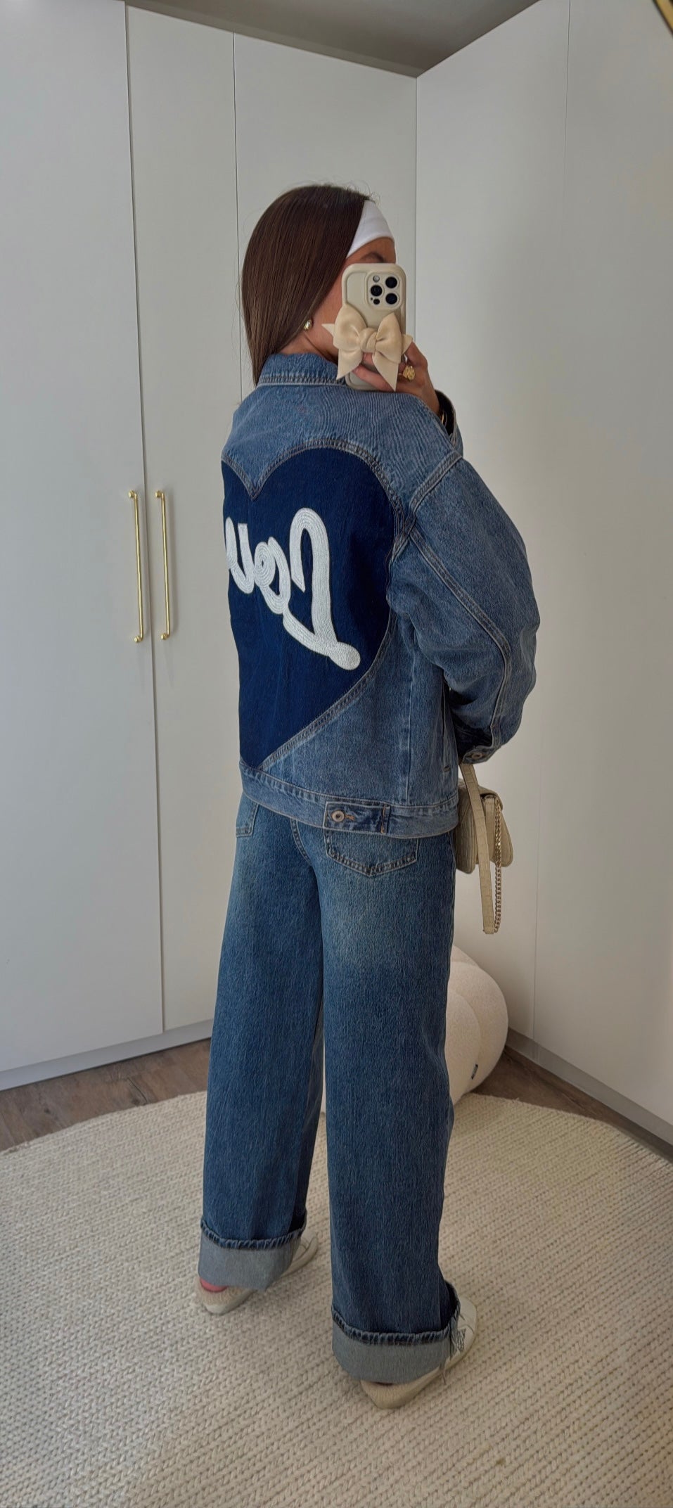 Veste jeans love