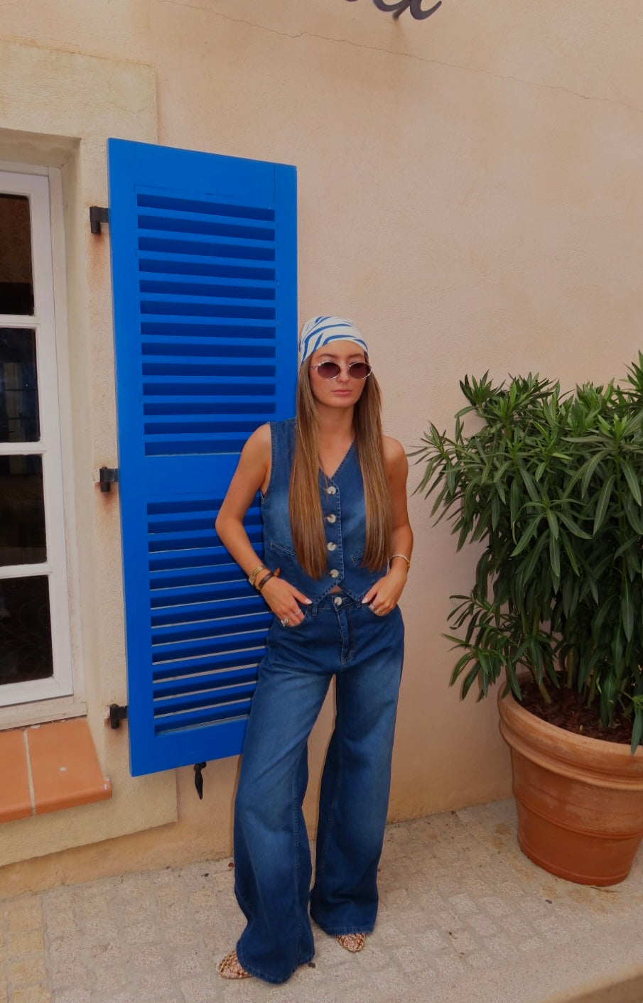 Ensemble en jean brut